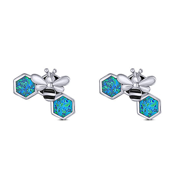 honey bee earrings